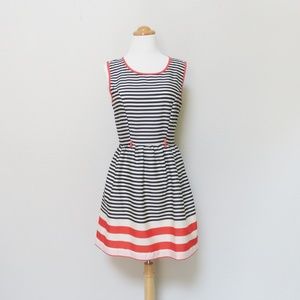 Vintage Style Striped Dress - 60s 1960s Mod